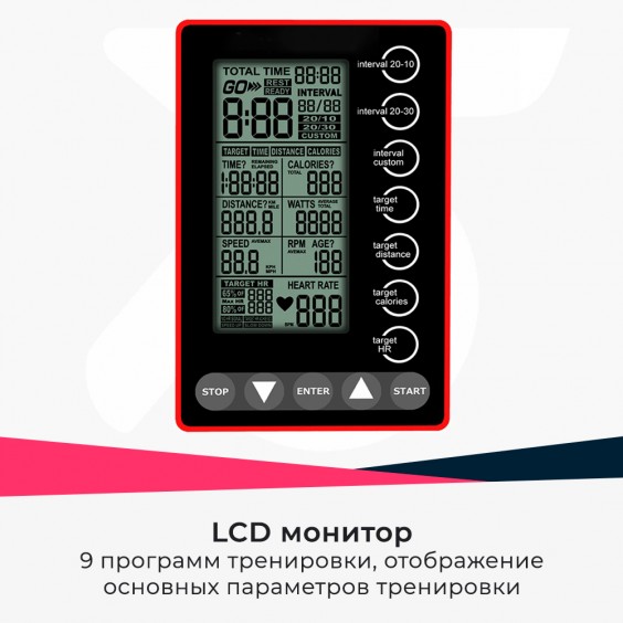 Велотренажер (велоэргометр) AMMITY PRO ACB 7000
