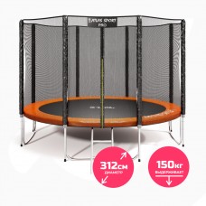 Батут Atlas Sport 4 PRO 312 см оранжевый