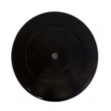 Диск MB Barbell ATLET обрезиненный d-26 15кг MB-AtletB26-15