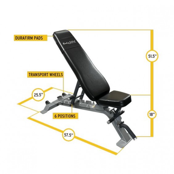 Тренажер Body-Solid скамья регулируемая SFID325