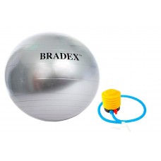 Мяч для фитнеса Bradex ФИТБОЛ-75 антивзрыв с насосом SF 0380