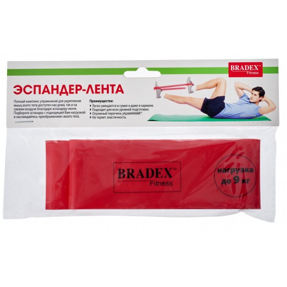 Эспандер-лента Bradex нагрузка до 9 кг SF 0343