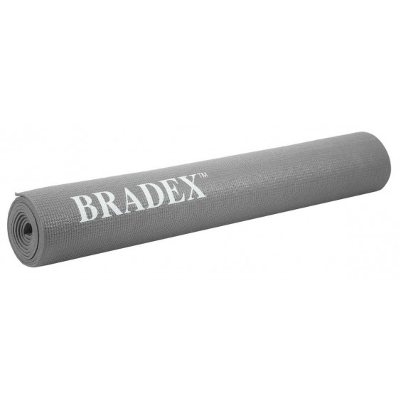 Коврик для йоги Bradex 173х61х0,3 серый SF 0398