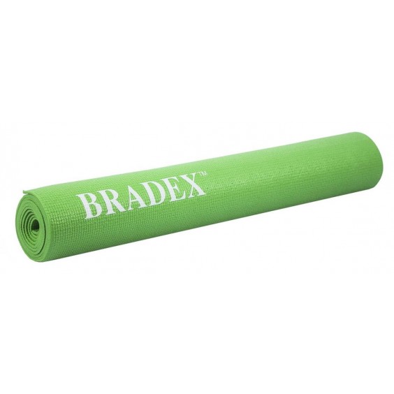 Коврик для йоги Bradex 173х61х0,3 зеленый SF 0399