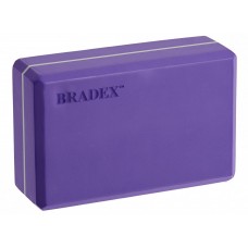 Блок для йоги Bradex фиолетовый SF 0409