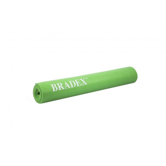 Коврик для йоги Bradex 173х61х0,4 зеленый SF 0681