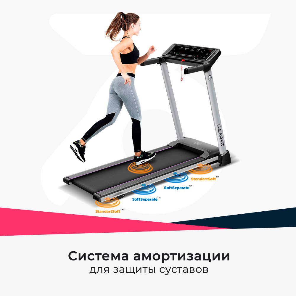 Беговая дорожка Clear Fit CrossPower CT 450 MI купить в магазине Тренбери |  Москва