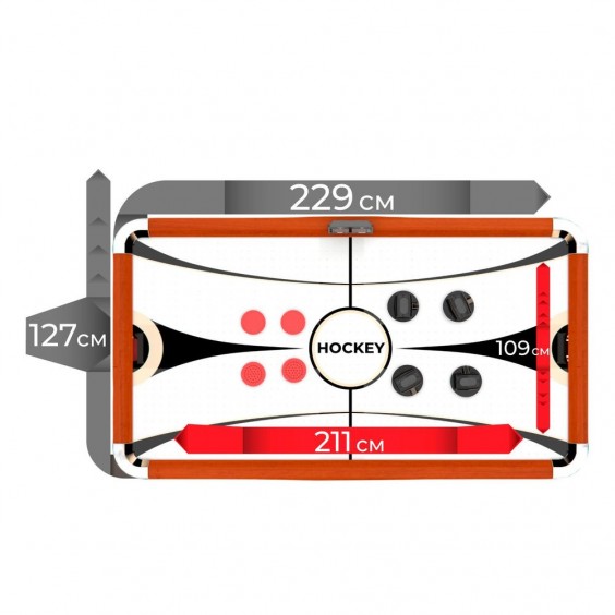 Стол для аэрохоккея DFC 229 x 127 см BENEDOR