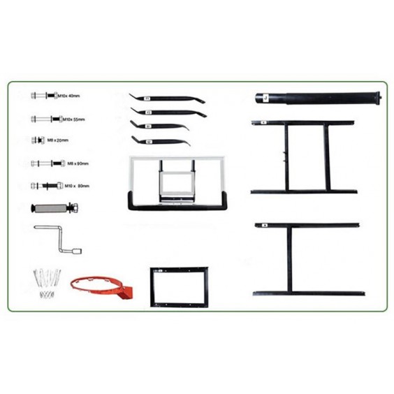 Щит баскетбольный DFC 48" BOARD48P