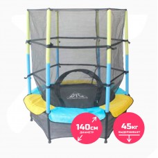 Батут DFC JUMP KIDS 55" желто-синий 55INCH-JD-YB