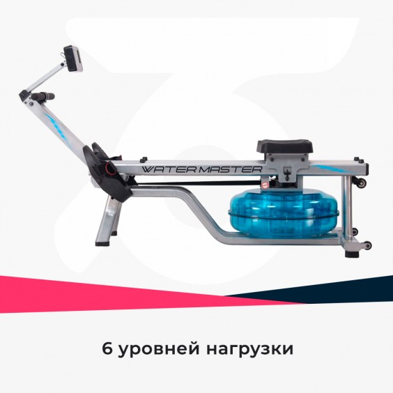 Гребной тренажер DFC Water Master R1000W