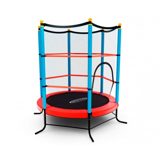 Батут детский DFC SMRKIDS 55" с сеткой RED