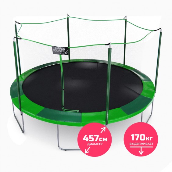 Батут DFC UPPER BOUNCE с сеткой 15ft