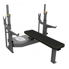 Тренажер DHZ FITNESS Olimpic Bench скамья-стойка домкратная для жима лежа A-3146