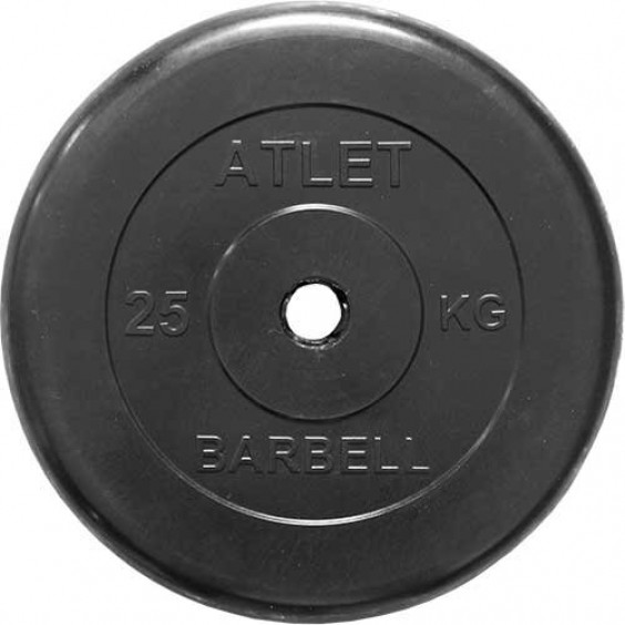 Диск MB Barbell ATLET обрезиненный d-31 25кг MB-AtletB31-25