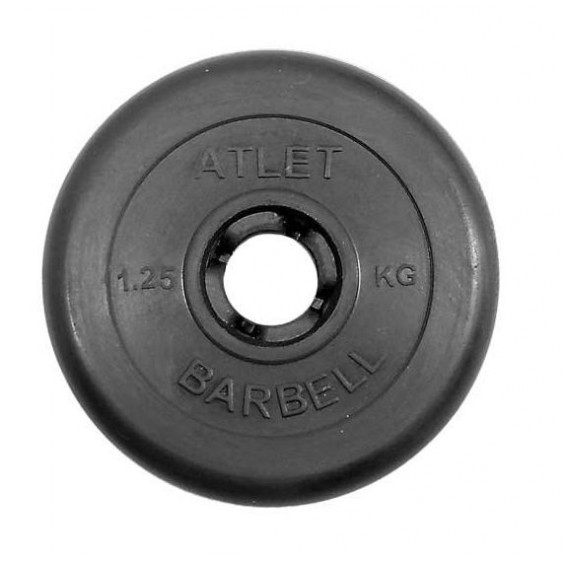 Диск MB Barbell ATLET обрезиненный d-31 1,25кг MB-AtletB31-1,25