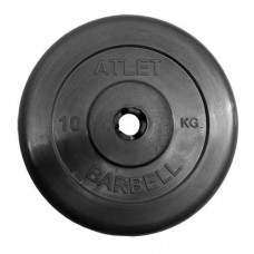 Диск MB Barbell ATLET обрезиненный d-31 10кг MB-AtletB31-10