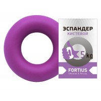 Эспандер-кольцо FORTIUS 5 кг фиолетовый