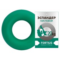 Эспандер-кольцо FORTIUS 20 кг зеленый
