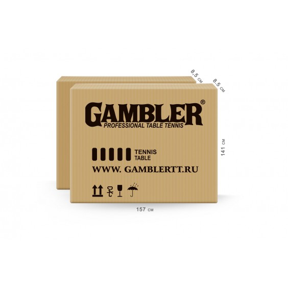 Стол теннисный Gambler EDITION Light indoor GTS-3