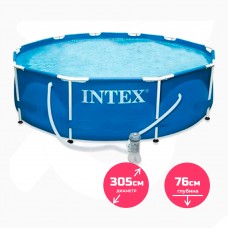 Бассейн каркасный INTEX круглый 305х76 см 28200NP