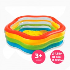 Бассейн надувной INTEX Summer colors pool 185х180x53 см 56495NP