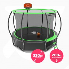 Батут Jump Power Pro Inside Basket 12 ft green