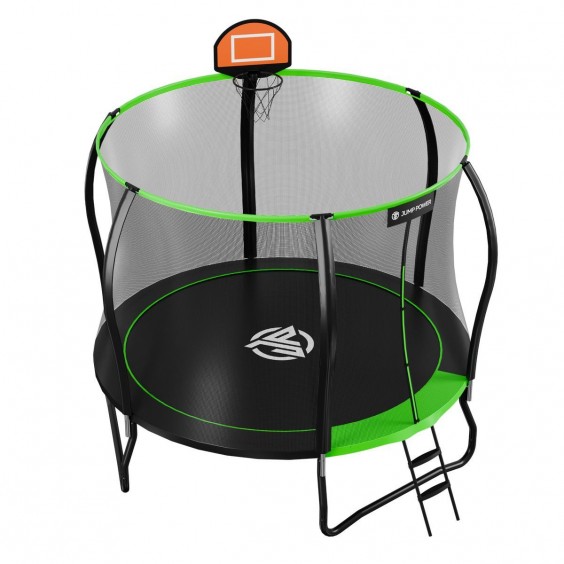 Батут Jump Power Pro Stable Point 8 ft Green