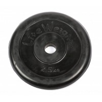 Диск Lite Weights обрезиненный 26мм 2,5кг 2473LW