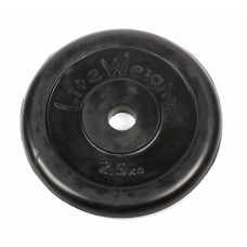 Диск Lite Weights обрезиненный 26мм 2,5кг 2473LW