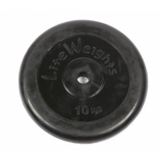 Диск Lite Weights обрезиненный 26мм 10кг 2477LW