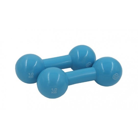 Гантель Lite Weights виниловая 1кг x 2шт 3967EG