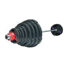 Штанга Original FitTools олимпийская 180 кг диски с 2мя хватами хром FT-2HGSET-180-CHROME