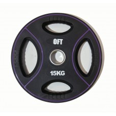 Диск Original FitTools олимпийский полиуретановый 51 мм 15 кг FT-DPU-15