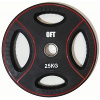 Диск Original FitTools олимпийский полиуретановый 51 мм 25 кг FT-DPU-25