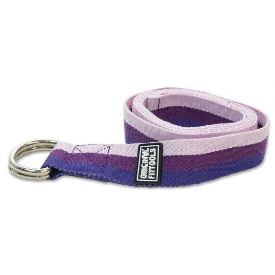 Ремешок для йоги Original FitTools 182 см трехцветный FT-YSTP-3COLOR