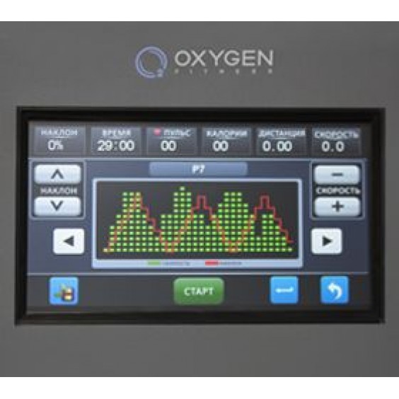 Беговая дорожка Oxygen Fitness TESLA TFT HRC