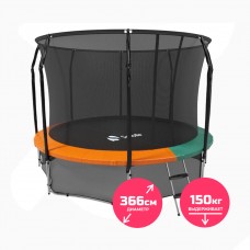 Батут Scholle Space Twin Green/Orange 12FT 3.66м