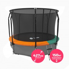 Батут Scholle Space Twin Green/Orange 14FT 4.27м