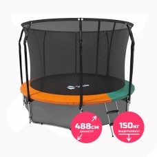 Батут Scholle Space Twin Green/Orange 16FT 4.88м