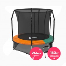 Батут Scholle Space Twin Green/Orange 8FT 2.44м