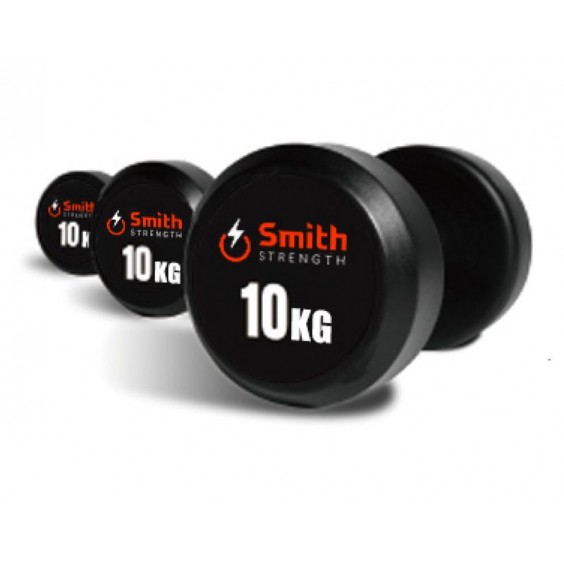 Набор гантелей SMITH STRENGTH обрезиненных (пара) 27,5-50кг DB145