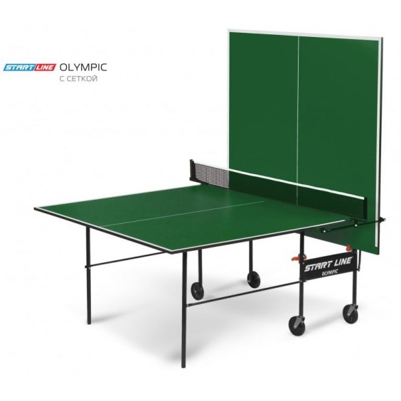 Стол теннисный Start Line Olympic с сеткой green 6021-1