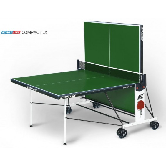 Стол теннисный Start Line Compact LX с сеткой green 6042-3