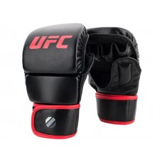 Перчатки UFC MMA для спарринга 8 унций чёрные L/XL UHK-69146