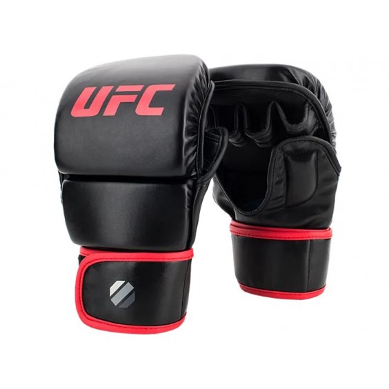 Перчатки UFC MMA для спарринга 8 унций чёрные S/M UHK-69145