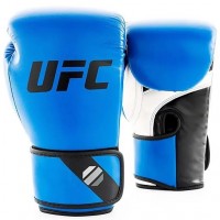 Перчатки UFC Pro Fitness тренировочные для спарринга голубые 14 Oz UHK-75036