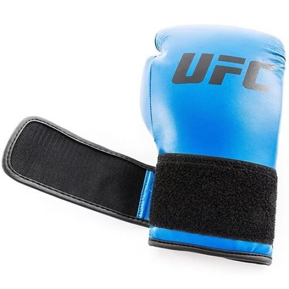 Перчатки UFC Pro Fitness тренировочные для спарринга голубые 12 Oz UHK-75035