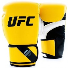 Перчатки UFC Pro Fitness тренировочные для спарринга желтые 12 Oz UHK-75039