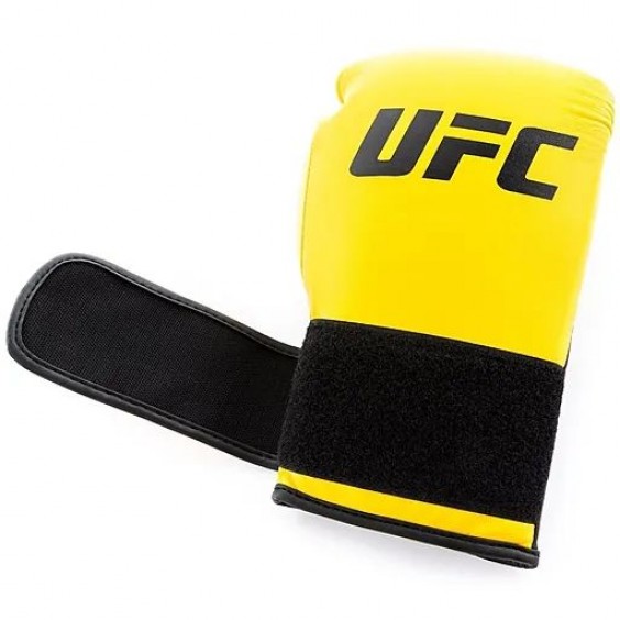 Перчатки UFC Pro Fitness тренировочные для спарринга желтые 14 Oz UHK-75040